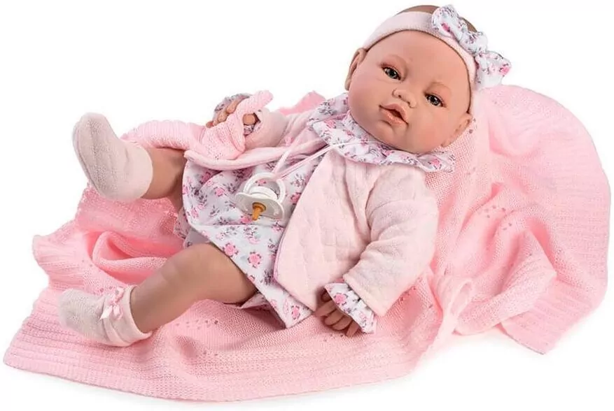 Lalka hiszpańska bobas Mantita z akcesoriami 39cm - tantis.pl
