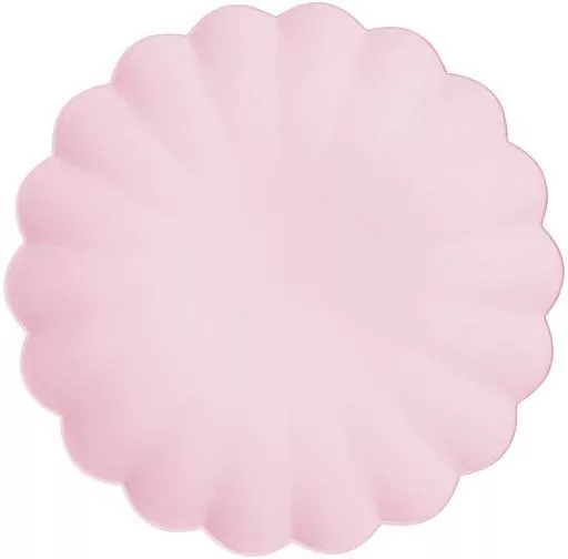 Talerzyki plastikowe różowe 22x22cm - tantis.pl