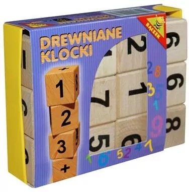 Klocki drewniane A,B,C - tantis.pl