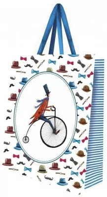 Torebka ozdobna duża Rower retro