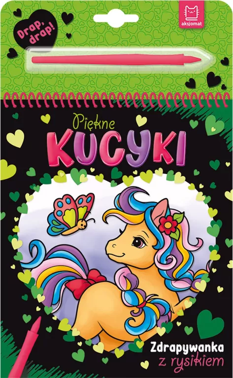 Piękne kucyki. Zdrapywanka z rysikiem - tantis.pl