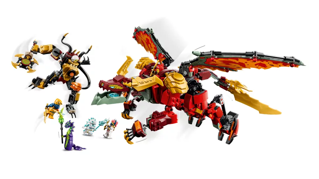 LEGO® Transformujący smoczy mech Wyldfyre 71868 - tantis.pl