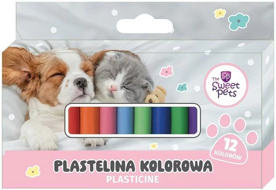 Plastelina The Sweet Pets 12 kolorów - tantis.pl