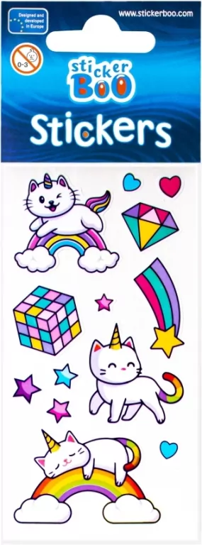 Naklejki. S-Boo Unicorn. Mix 1 szt - tantis.pl