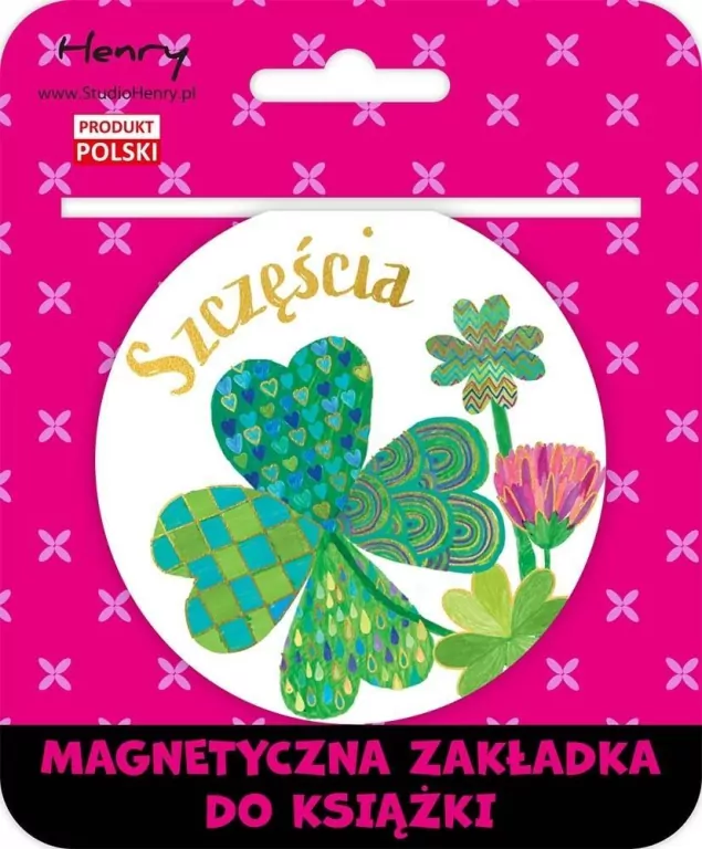 Zakładka magnetyczna kulka 2 koniczyna - tantis.pl