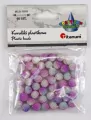 Koraliki plastikowe 10mm fioletowe ombre 50szt - tantis.pl