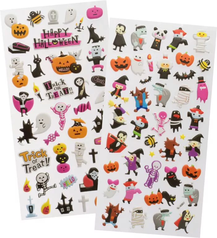 Urocze piankowe naklejki halloweenowe - tantis.pl