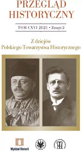Przegląd Historyczny Tom CXVI 2025 Zeszyt 1 - tantis.pl