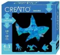 Creatto. Świecący Rekin i Wodni Przyjaciele. Zestaw kreatywny - tantis.pl
