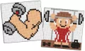 Diamentowa mozaika naklejka Kids - Sport Silacz - tantis.pl