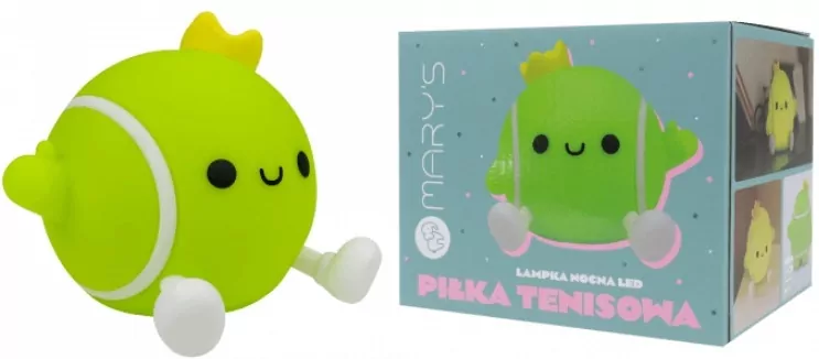 Lampka nocna LED Piłka tenisowa - tantis.pl