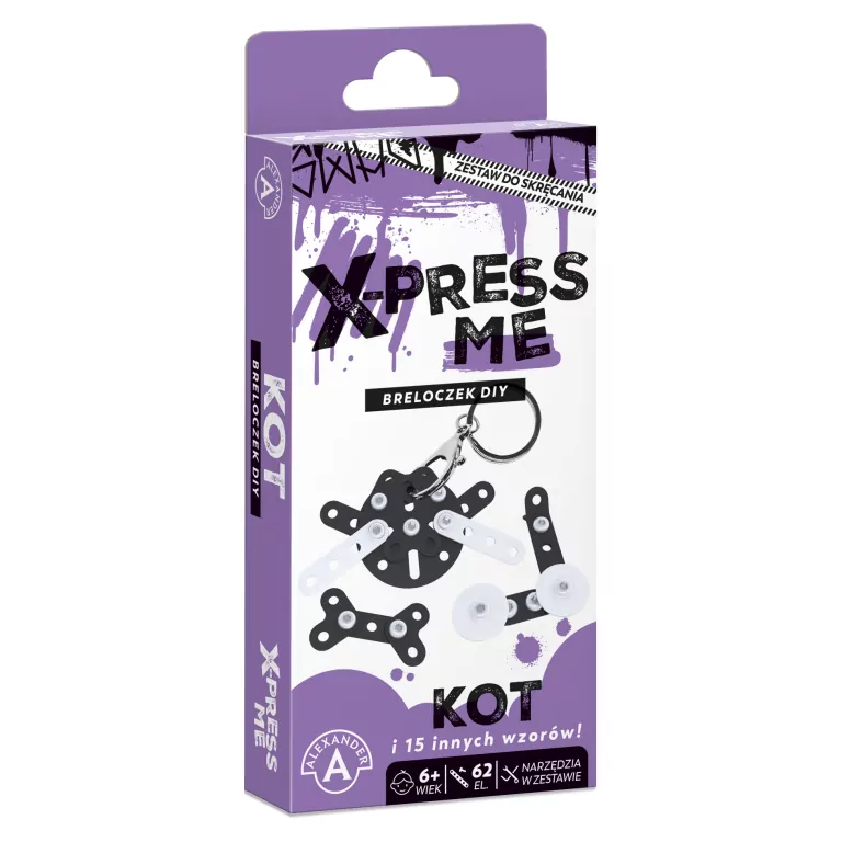 Brelok DIY kot. X-press Me - tantis.pl