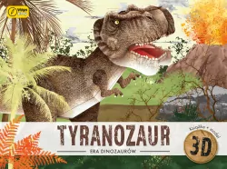 Książka i puzzle 3D. Era dinozaurów Tyranozaur