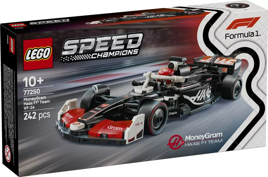 LEGO® Speed Champions. Bolid F1® MoneyGram Haas Team VF-24 77250 - tantis.pl