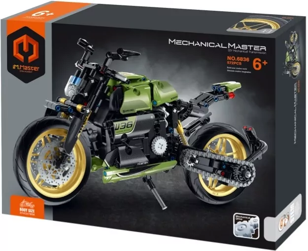 IM.MASTER klocki motocykl zielony 572el 6836 43715 - tantis.pl
