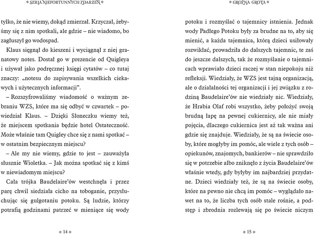 Groźna grota. Seria niefortunnych zdarzeń. Tom 11 - tantis.pl
