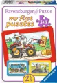 Ravensburger. Puzzle 3x6 elementów. Pojazdy - tantis.pl