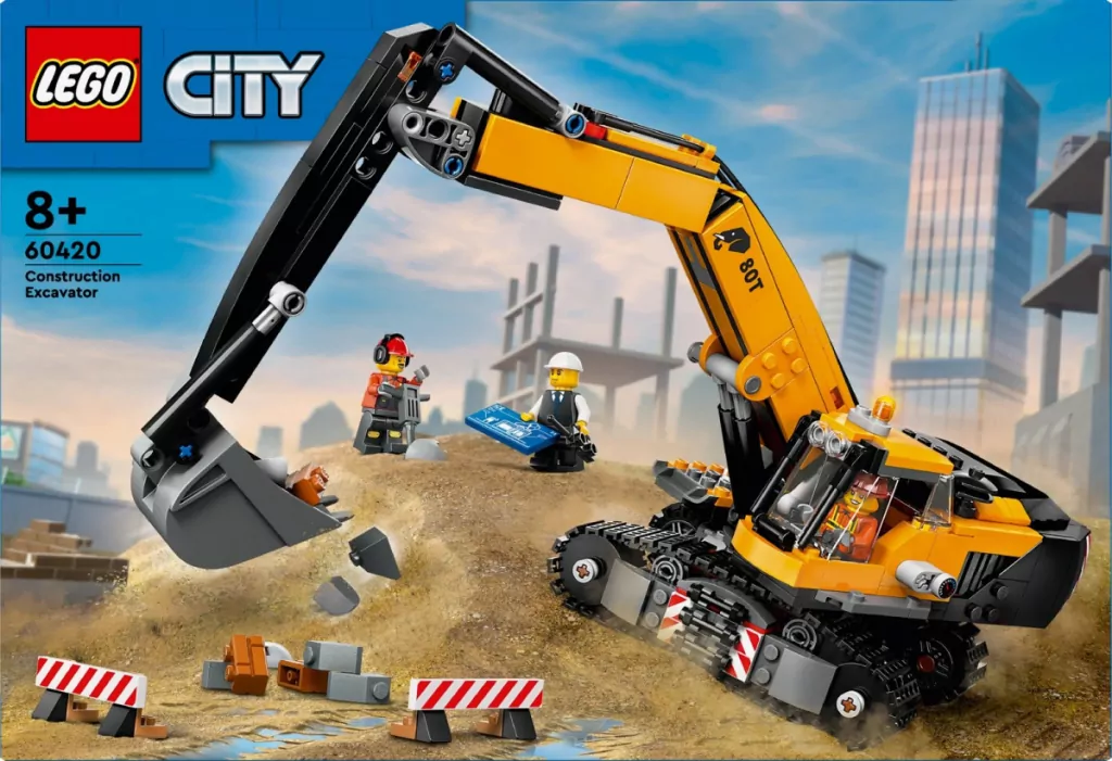 LEGO® City. Żółta koparka 60420