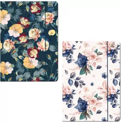 Teczka A4 z gumką Garden mix