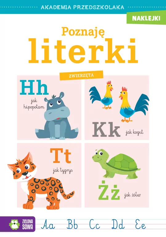 Akademia przedszkolaka. Poznaję literki. Zwierzęta - tantis.pl