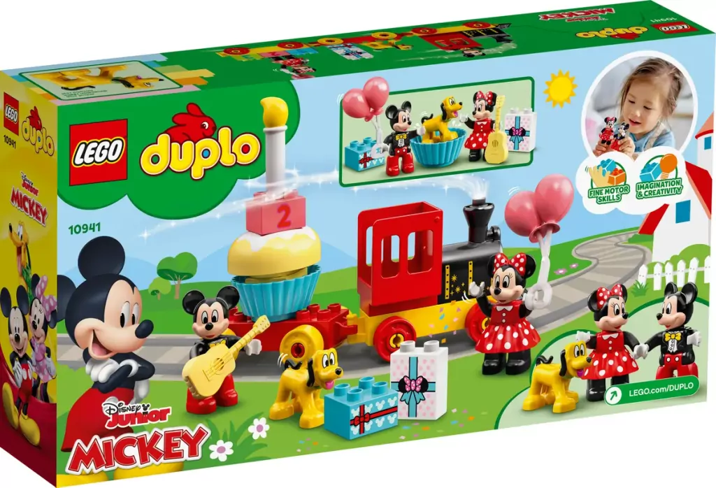 LEGO® DUPLO® l Disney. 10941 Urodzinowy pociąg myszek Miki i Minnie 10941 - tantis.pl