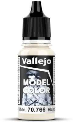 Vallejo: 70.766 - Model Color - Cream White (18 ml)