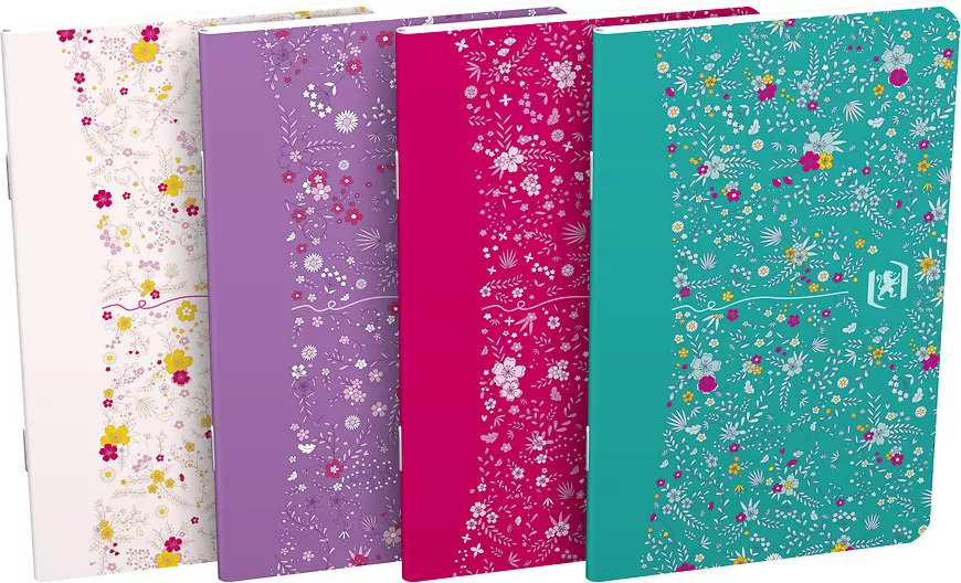 Zeszyt A6 30k linia Oxford floral pakiet 10 sztuk - tantis.pl