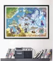Puzzle 1000 Compact Disney Maps Frozen - tantis.pl