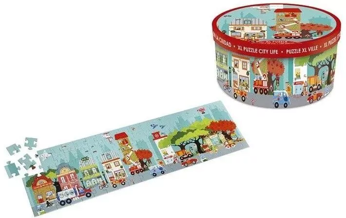 Puzzle 100 podłogowe Miasto - tantis.pl