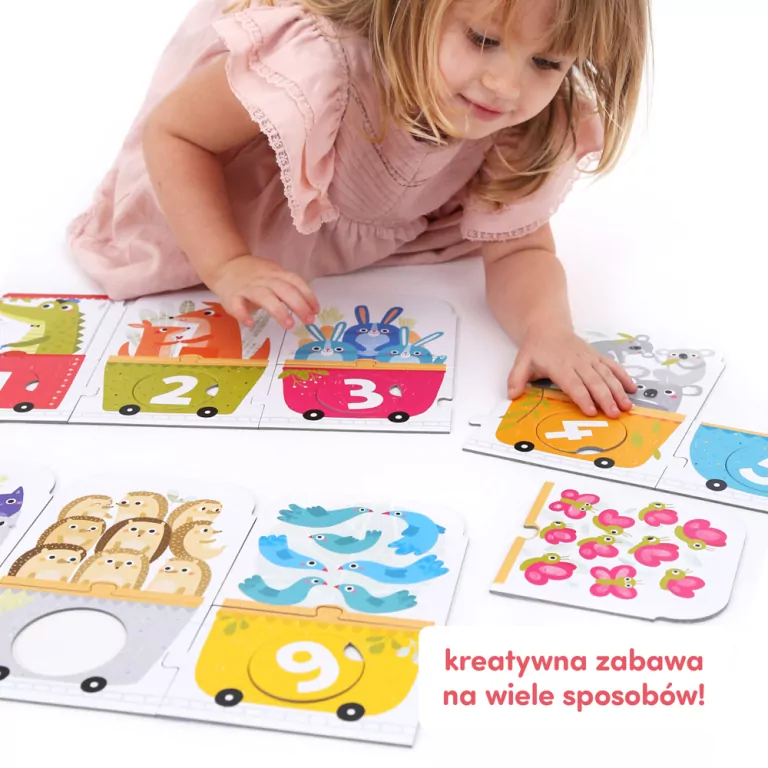 CzuCzu. Puzzle z dziurką. Pociąg do liczenia - tantis.pl