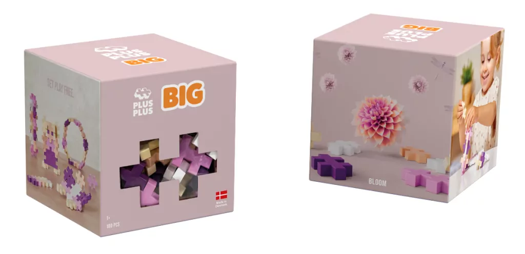 Big Zestaw Bloom 100 Elementów. Plus-Plus - tantis.pl