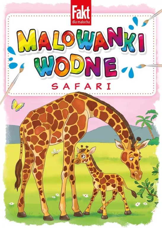 Safari. Malowanki wodne - tantis.pl