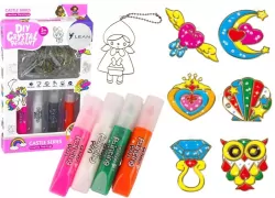 Witraże zawieszki DIY 6szt