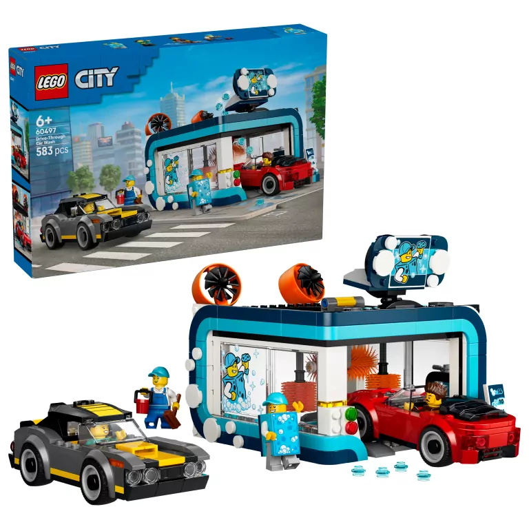LEGO® Automatyczna myjnia samochodowa 60497 - tantis.pl