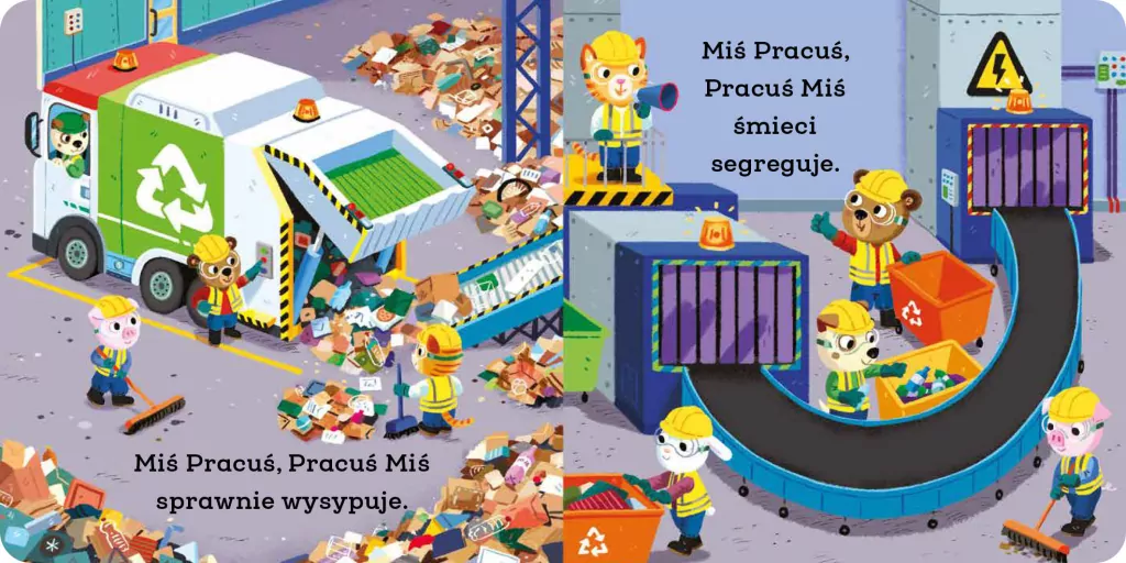 Śmieciarka. Miś Pracuś - tantis.pl
