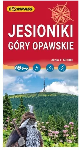 Mapa - Jesioniki, Góry Opawskie 1:50 000 - tantis.pl