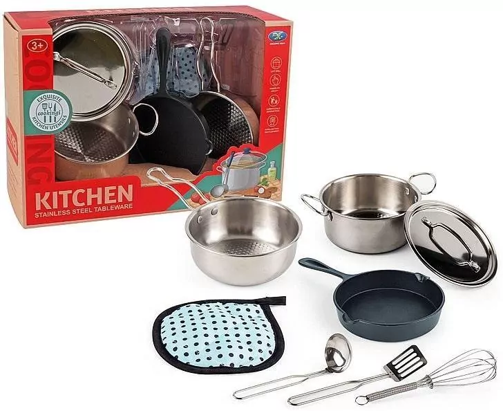 Zestaw garnków metalowych z akcesoriami - tantis.pl