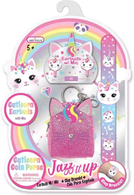 Słuchawki+portfelik+bransoletka slap Kotorożec