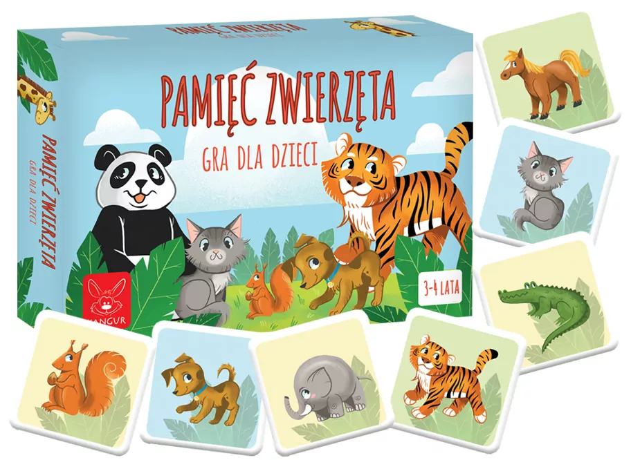 Gra Pamięć Zwierzęta - tantis.pl