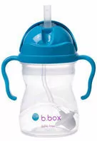 Bidon ze słomką 240 ml, kobaltowy, b.box