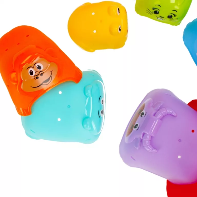 Bam Bam. Kubeczki do układania. Zwierzaki - tantis.pl