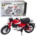 Motocykl retro czerwony 1:12 - tantis.pl