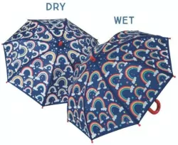 Parasolka zmieniająca kolory tęcza