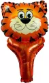 Balon foliowy zwierzątko z uchwytem tygrys - tantis.pl