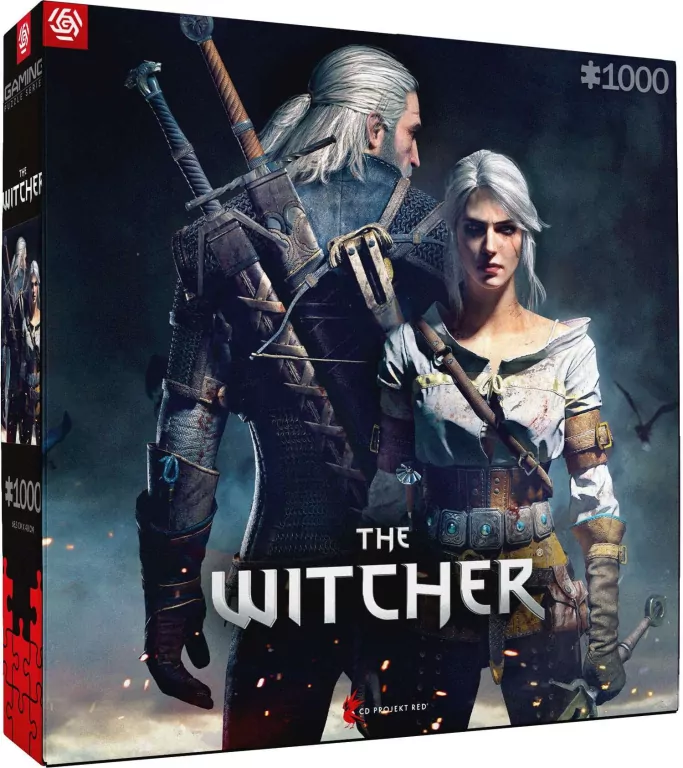 Geralt & Ciri. Wiedźmin. Puzzle 1000 elementów - tantis.pl