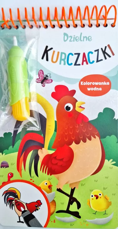 Dzielne kurczaki. Kolorowanka wodna - tantis.pl