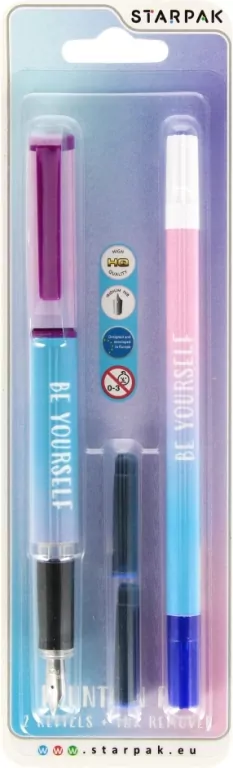 Pióro wieczne 2 naboje + wymazywacz Ombre - tantis.pl