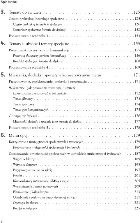 Menu umiejętności społecznych i życiowych - tantis.pl