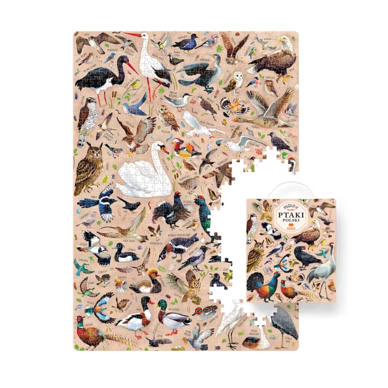 CzuCzu. Puzzlove. Ptaki Polski 1000el. - tantis.pl