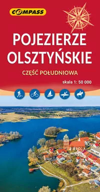 Mapa - Pojezierze Olsztyńskie część południowa - tantis.pl